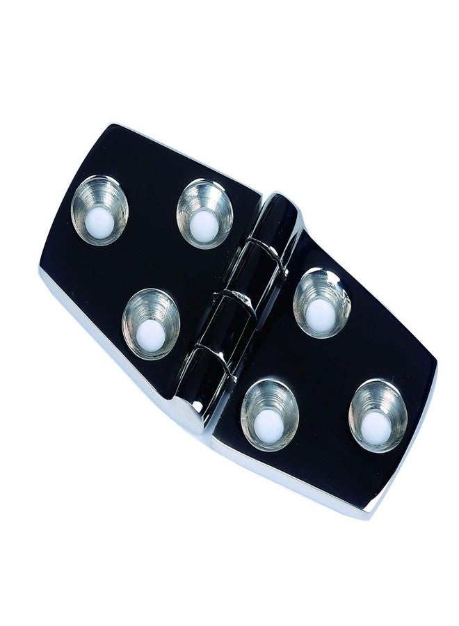 MX Stainless Steel Boat Hinges, 3" x 1.5" Marine Cabinet Hatch Door RVs Hinges 4pcs - Image 4