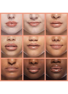 Gecomo Hydrating Lip Glow Oil Moisturizing Lip Glow Oil Nourishing Glossy Transparent Lip Oil Plumping Lip Oil Lip Balm Nonsticky Tinted Toot Lip Balm For Lip Care (Clear) 0.2 Oz  - Image 3