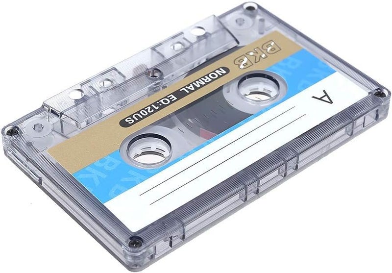 Tobo Empty Cassette Tape 60 Minutes Standard Cassette Blank Tape Player Empty Magnetic Audio Tape Recording for Speech Music Recording MP3 /DVD TD-1238CA (Pack of 5) - Image 2