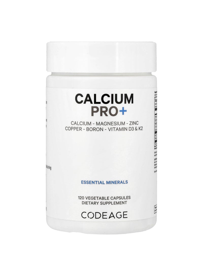 Codeage Calcium Pro+, 120 Vegetable Capsules