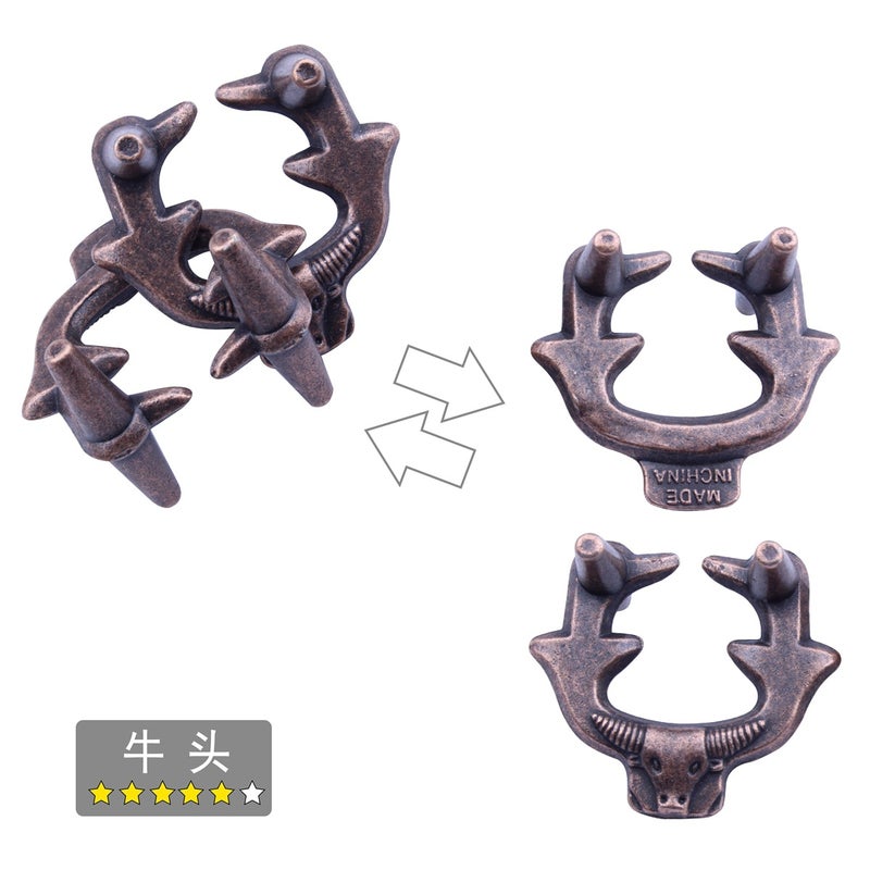 Complete Set Magic Puzzle Brain-Teasing Magic Lock Adult High-Difficulty Nine-Link Puzzle Toy One-Piece Dropshipping Storage - Image 4