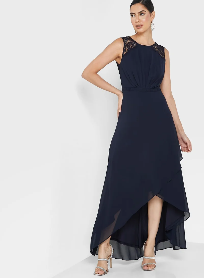 TFNC Cut Out Lace Detail Dress