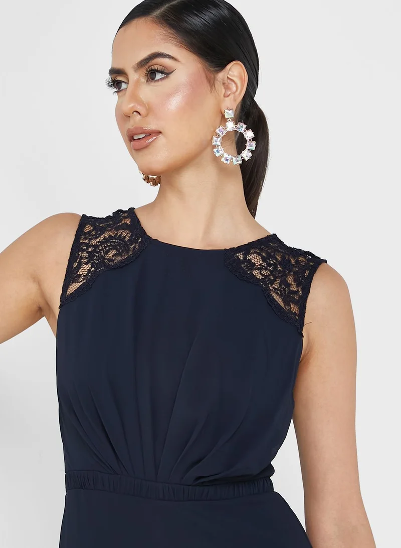 TFNC Cut Out Lace Detail Dress