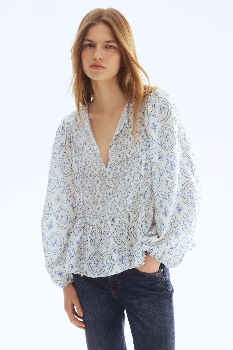 H&M Peplum blouse