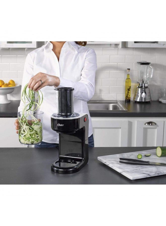 Oster Oster Easy-to-Use Electric Spiralizer with 2 Spiralizer Blades (sized for spaghetti and fettuccine noodles), Black  - Image 5