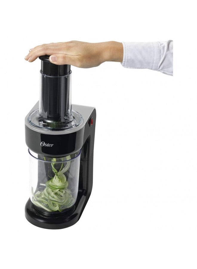Oster Oster Easy-to-Use Electric Spiralizer with 2 Spiralizer Blades (sized for spaghetti and fettuccine noodles), Black  - Image 2