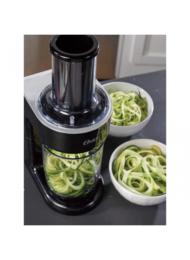 Oster Oster Easy-to-Use Electric Spiralizer with 2 Spiralizer Blades (sized for spaghetti and fettuccine noodles), Black  - Image 4