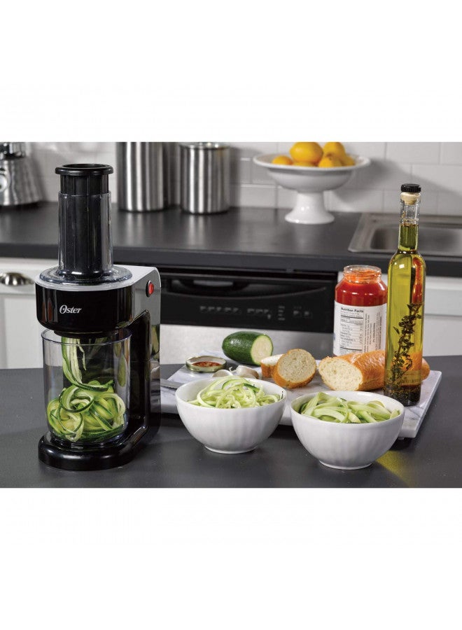 Oster Oster Easy-to-Use Electric Spiralizer with 2 Spiralizer Blades (sized for spaghetti and fettuccine noodles), Black  - Image 3