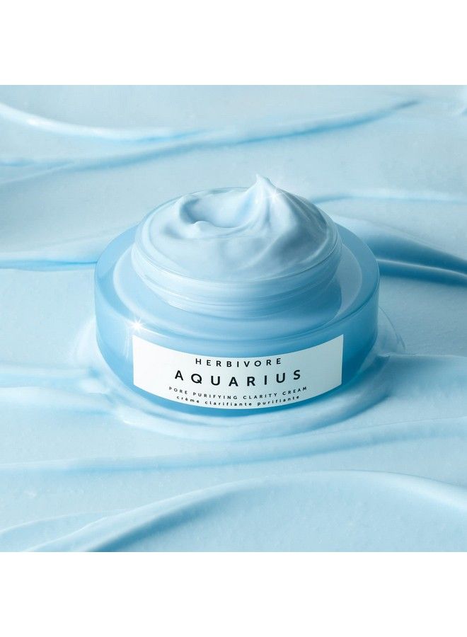 HERBIVORE Botanicals Aquarius Pore Purifying Clarity Cream Daily Moisturizer With Bha To Clean Pores And Balance Skin For A Soft Matte Finish (1.7 Oz) - Image 5