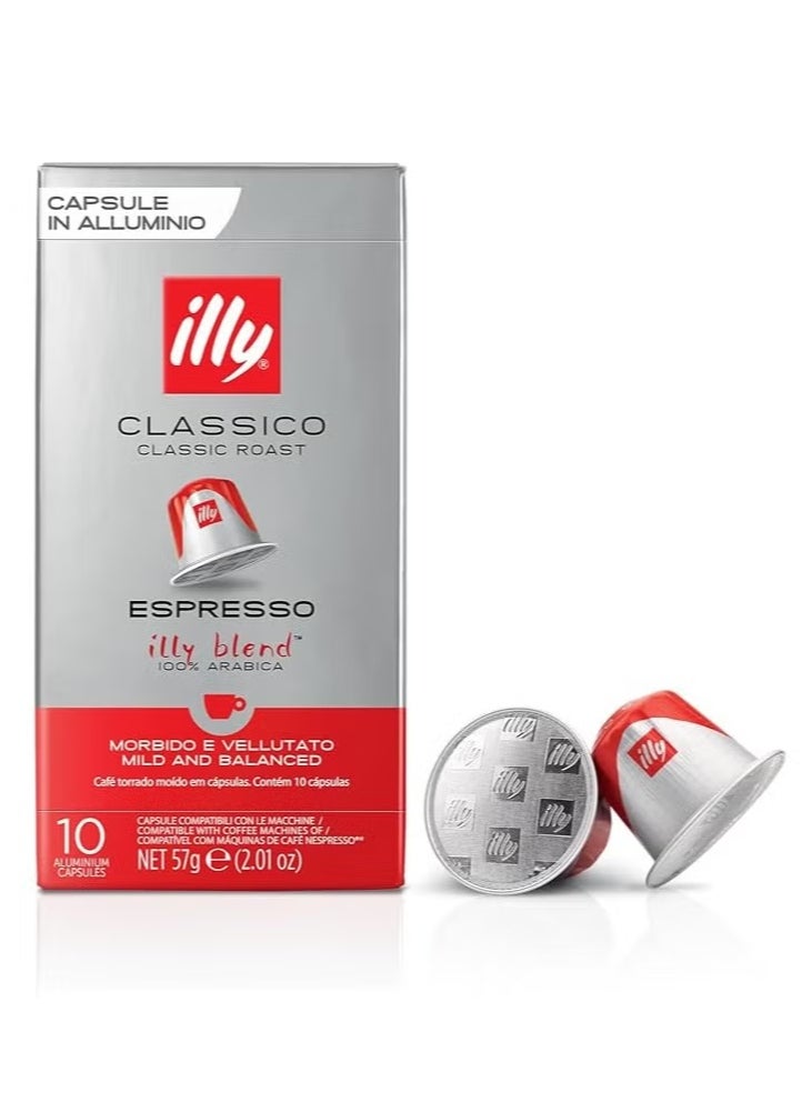 Illy Espresso Classico Coffee Capsules - 10 Capsules  - Image 1