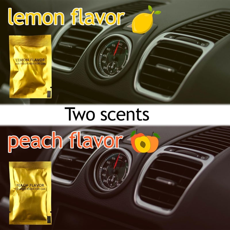Tabanzhe Cute Cat Car Air Fresheners Vent Clips - 2PCS Kawaii Air Conditioning Outlet Perfume Clip - Image 4