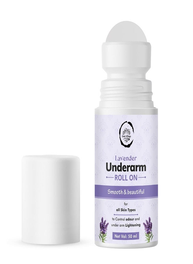 Lavender Underarm Roll On, 50ml, Antibacterial Formula With Skin Lightening, Odor Protection, All Skin Types, Exfoliating Treatment - Image 5