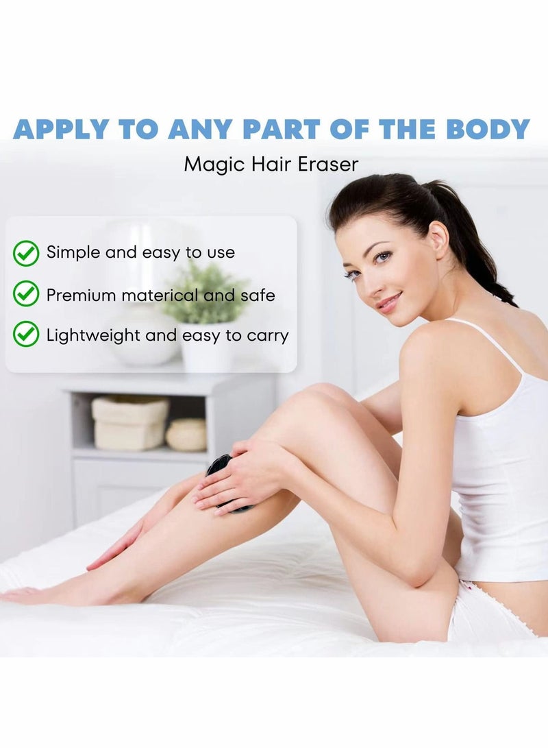 Excefore Crystal Hair Eraser for Women and Men, Magic Painless Hair Remover, Exfoliation Hair Removal Tool - Image 2