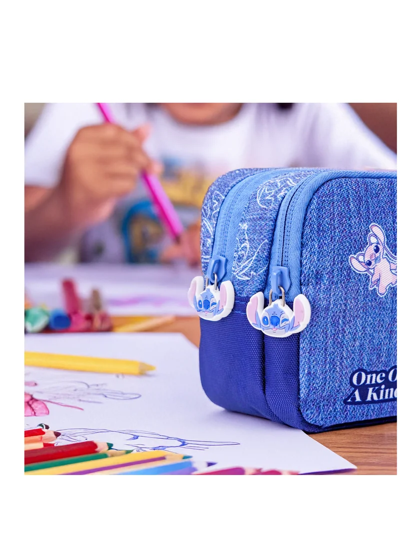 Disney Disney Stitch One Of A Kind Dual Comartment Pencil Case