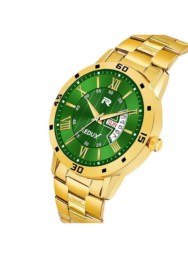 Redux REDUX Mw-404 Stainless Steel Analogue Green Dial Watch For Mens & Boy's  - Image 2