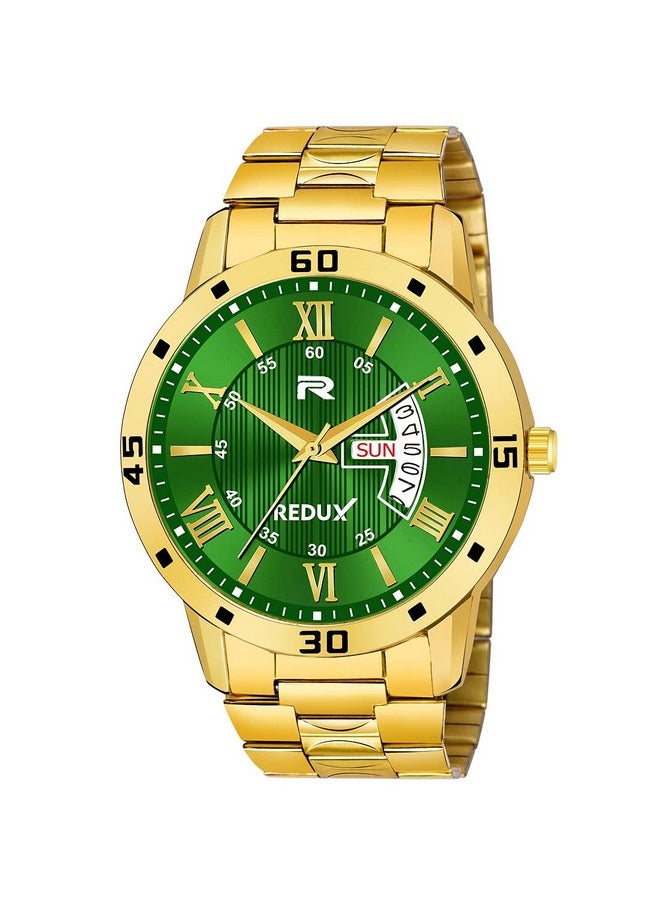 Redux REDUX Mw-404 Stainless Steel Analogue Green Dial Watch For Mens & Boy's  - Image 1