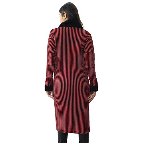 Matelco Women's Wool Straight Straight Fit Kurti for Winters (Ad04Caz45_Black_Parent) (Large, Black) - Image 2