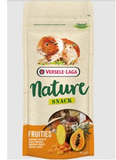 VERSELE LAGA Nature Snack Fruities for Guinea Pigs, Hamsters, and Rabbits - Tropical Fruit Treat - 85 g 