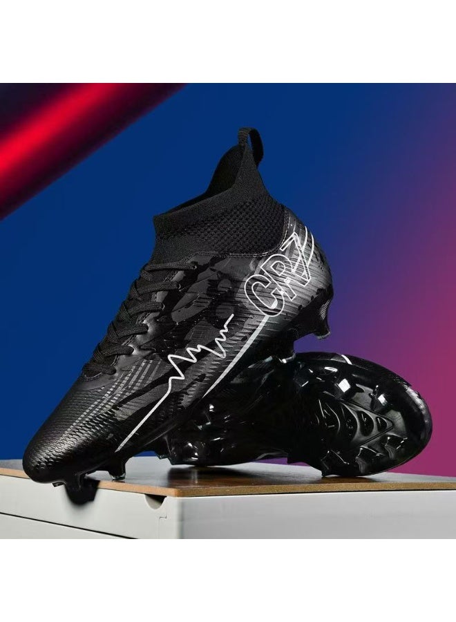 سكت شيكترو أحذية كرة قدم جديدة عالية الرقبة للرجال والنساء أحذية تدريب - Image 2