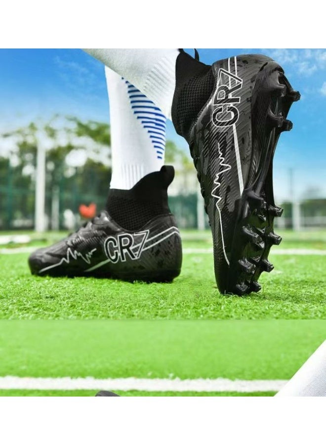 سكت شيكترو أحذية كرة قدم جديدة عالية الرقبة للرجال والنساء أحذية تدريب - Image 4