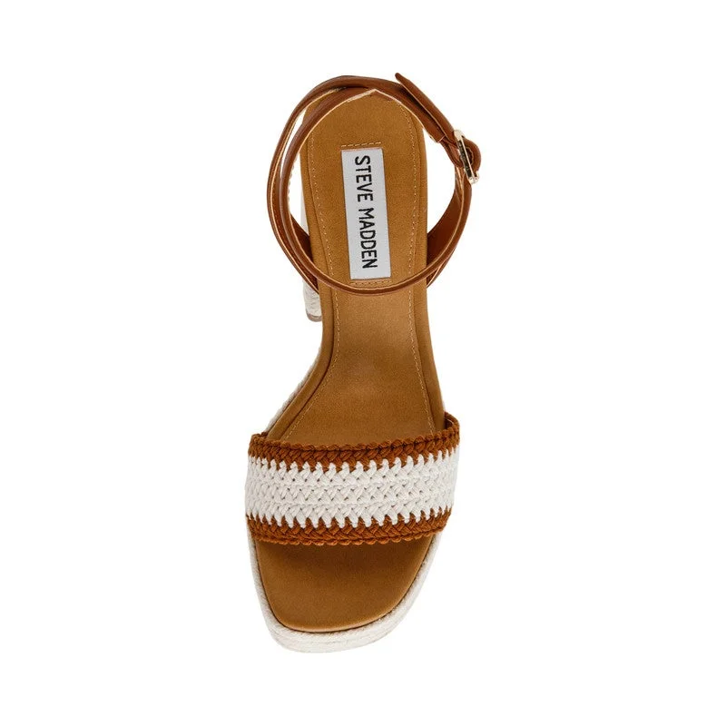 Steve Madden  Florencia Cream Women's Heel Sandals for Women | Best Price UAE