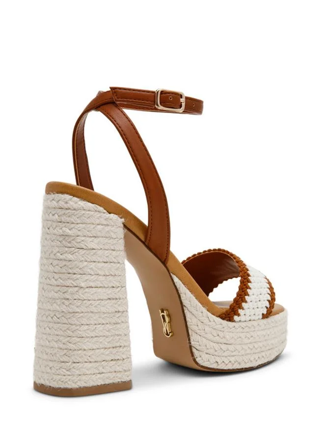 Steve Madden  Florencia Cream Women's Heel Sandals for Women | Best Price UAE