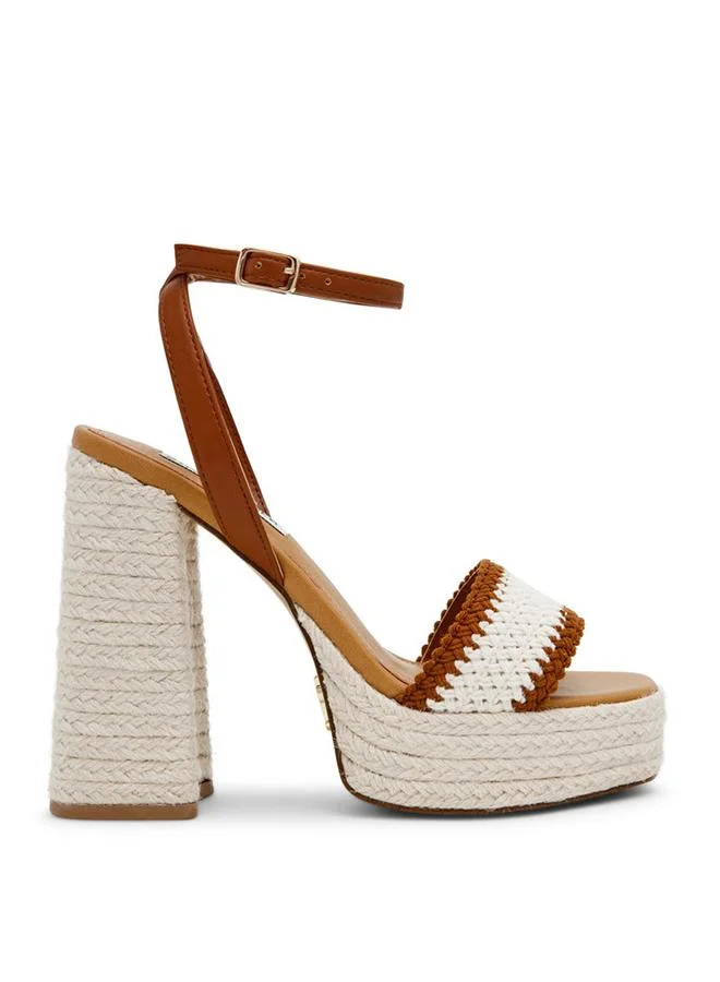 Steve Madden  Florencia Cream Women's Heel Sandals for Women | Best Price UAE