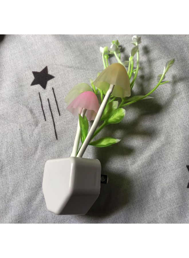 Mushroom Lamp Lotus Leaf Lamp Water Grass Night Light Triangle Lotus Leaf Lamp Creative Gifts Wholesale-Light Source Power:0.6-Light Color:Three-color Mushroom Water Grass Beauty Rules  - Image 1