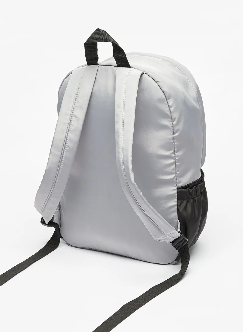 Oaklan by Shoexpress Boys Logo Embossed Backpack with Adjustable Shoulder Straps