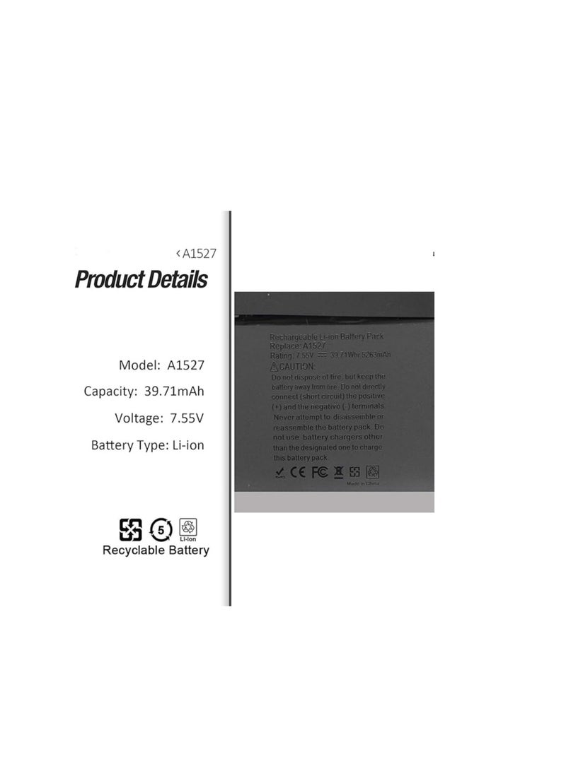 Terabyte استبدال بطارية A1534 A1527 A1705 لجهاز ماك بوك 12 بوصة إصدار 2017 2016 2015 شاشة ريتينا EMC 2746 2991 3099 MNYG2LL/A MLHA2LL/A MLHC2LL/A MNYG2LL/A MNYF2LL/A MF855LL/A MF865LL/A 40.28Wh - Image 2