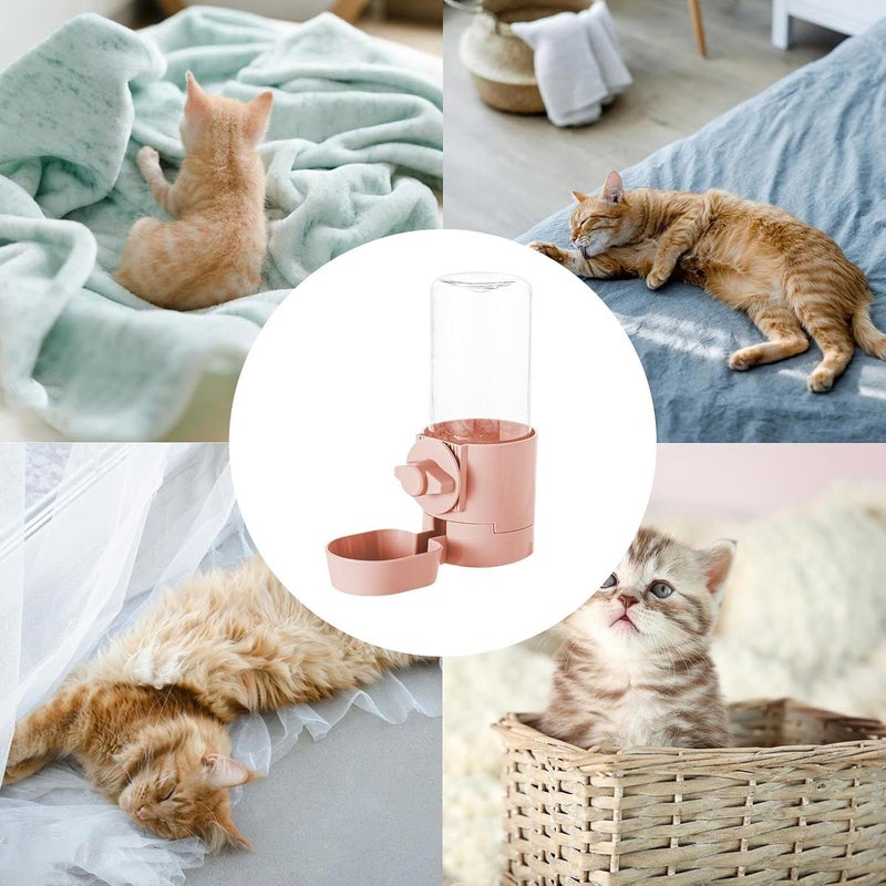 500 ml Automatic Anti-Tipping Water Drinking Bowl for Dogs, Wide Mouthpiece Hanging, Drinking Bowl with Bowl for Dogs – for Apartments, Cats, Small, Medium, Large and Small Pets - Image 4