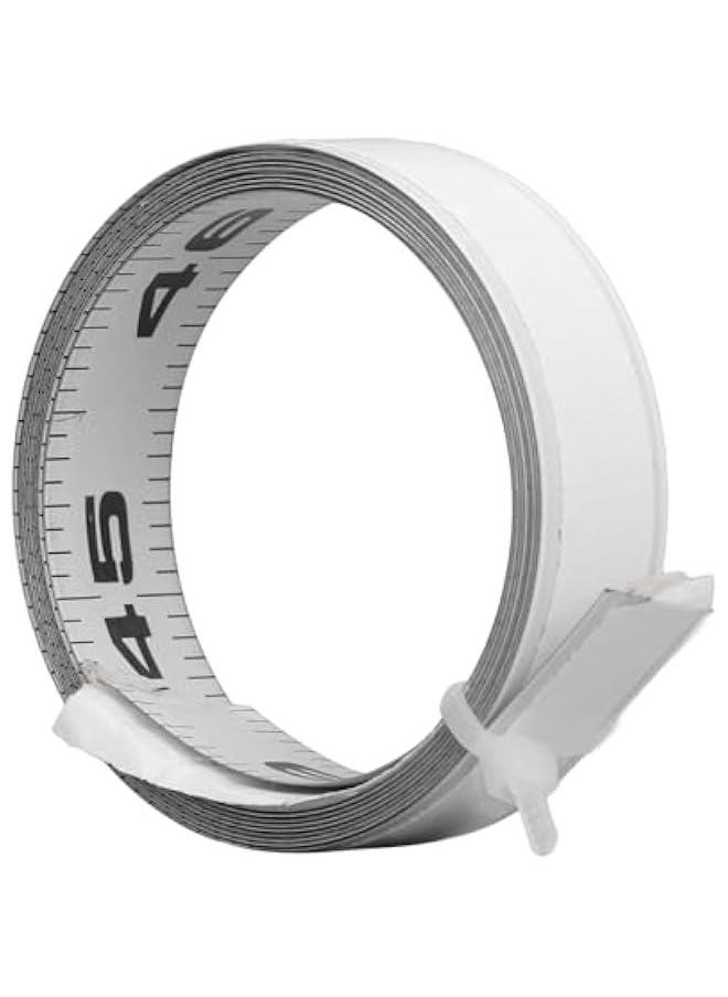 OCTOBER - Self Adhesive Measure Tape, 4FT 48 Inch, Left to Right Reading, Cuttable Adhesive Measuring Ruler for Work Bench, Saw Tables Made of Carbon Steel - Image 1