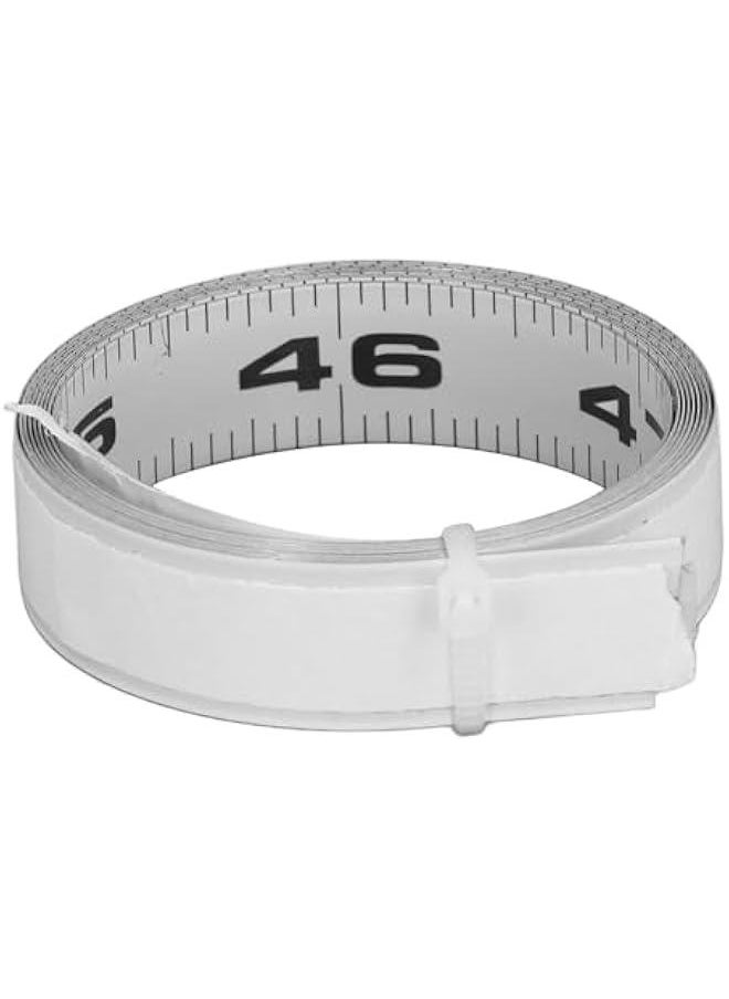 OCTOBER - Self Adhesive Measure Tape, 4FT 48 Inch, Left to Right Reading, Cuttable Adhesive Measuring Ruler for Work Bench, Saw Tables Made of Carbon Steel - Image 1