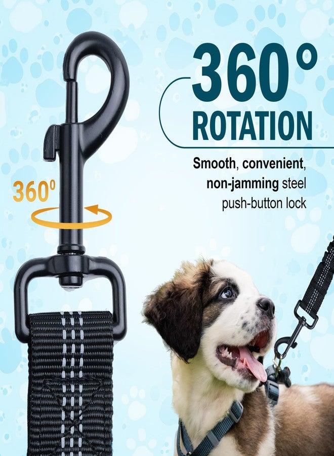 CEMZENFIX Hands Free Dog Leash for 2 Dogs – Waist Leash for Dog Walking with Dual Bungee, Reflective No Pull Design, Adjustable Belt & Pouch for Running, Hiking, Jogging - Image 4