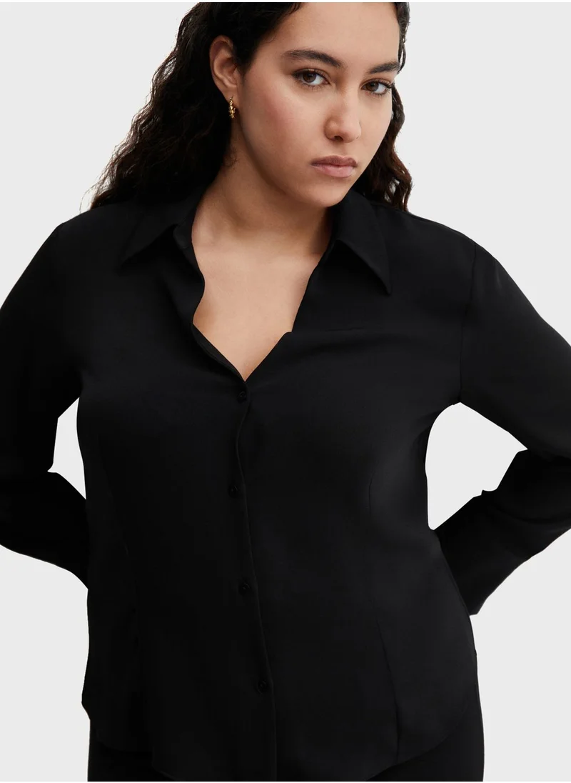 MANGO Button Down Shirt