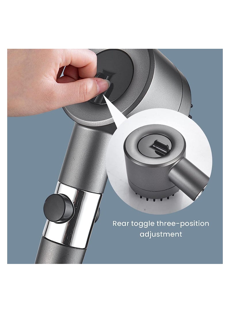 Shower Filter Shower Head - High Pressure Bathroom Accessories Set to Remove Chlorine and Impurities, Massages Scalp to Anti Hairfall and Dry Skin, with Shower Hose and Shower Holder (3 Modes) - Image 4