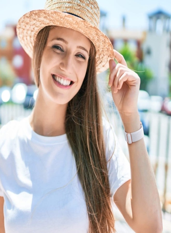 DaQin Elastic Sport Nylon Band Compatible with Fitbit Versa 2 Watch Bands Women Men, 5 Pack Adjustable Stretchy Solo Loop Wristband for Versa/Versa Lite/SE/Fitbit Versa 2 Bands Women of Smartwatch - Image 5