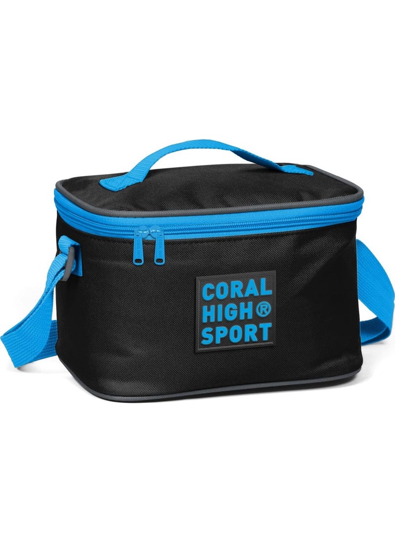 CORAL HIGH Sport Black Gray Thermo Lunch Box 22810  - Image 1