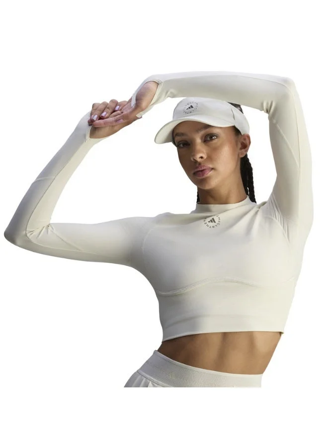 اديداس بلوزات قصيرة نسائية بيج