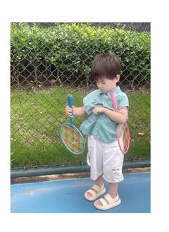 PEAK Children's Iron Alloy Badminton Racket Beginner Kindergarten Elementary School Student Parent-Child Ultra Light Double Racket  - Image 5