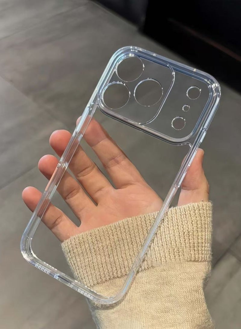 Applicable: Transparent protective case for iPhone 17 Pro, anti drop protection - Image 1