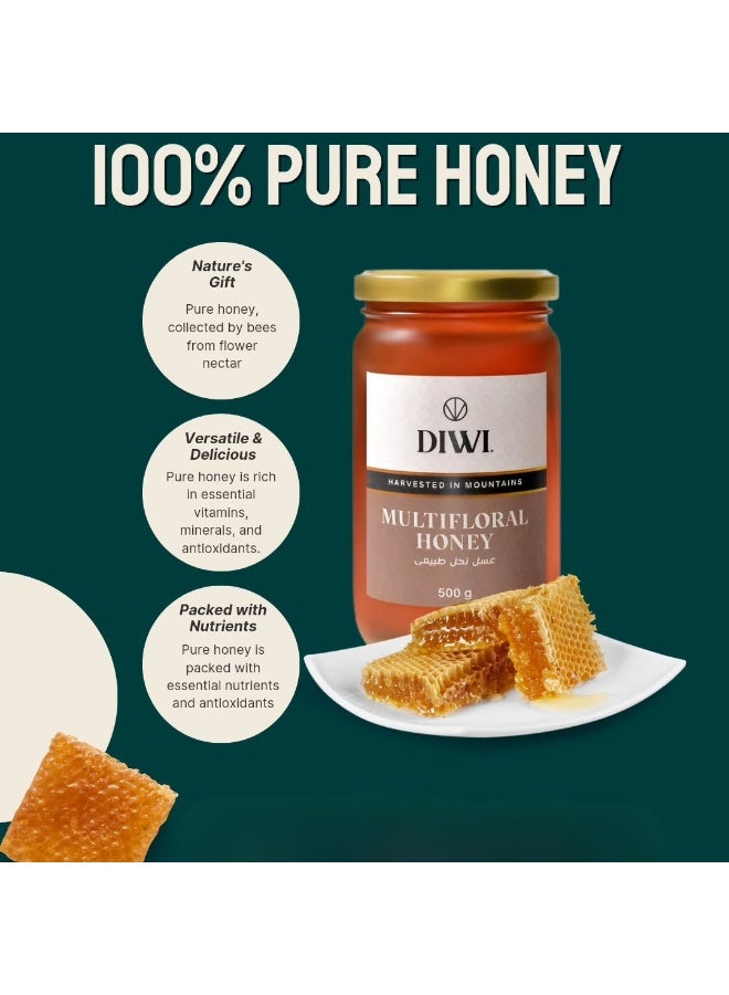 DIWI Multifloral Honey 250g - Image 2