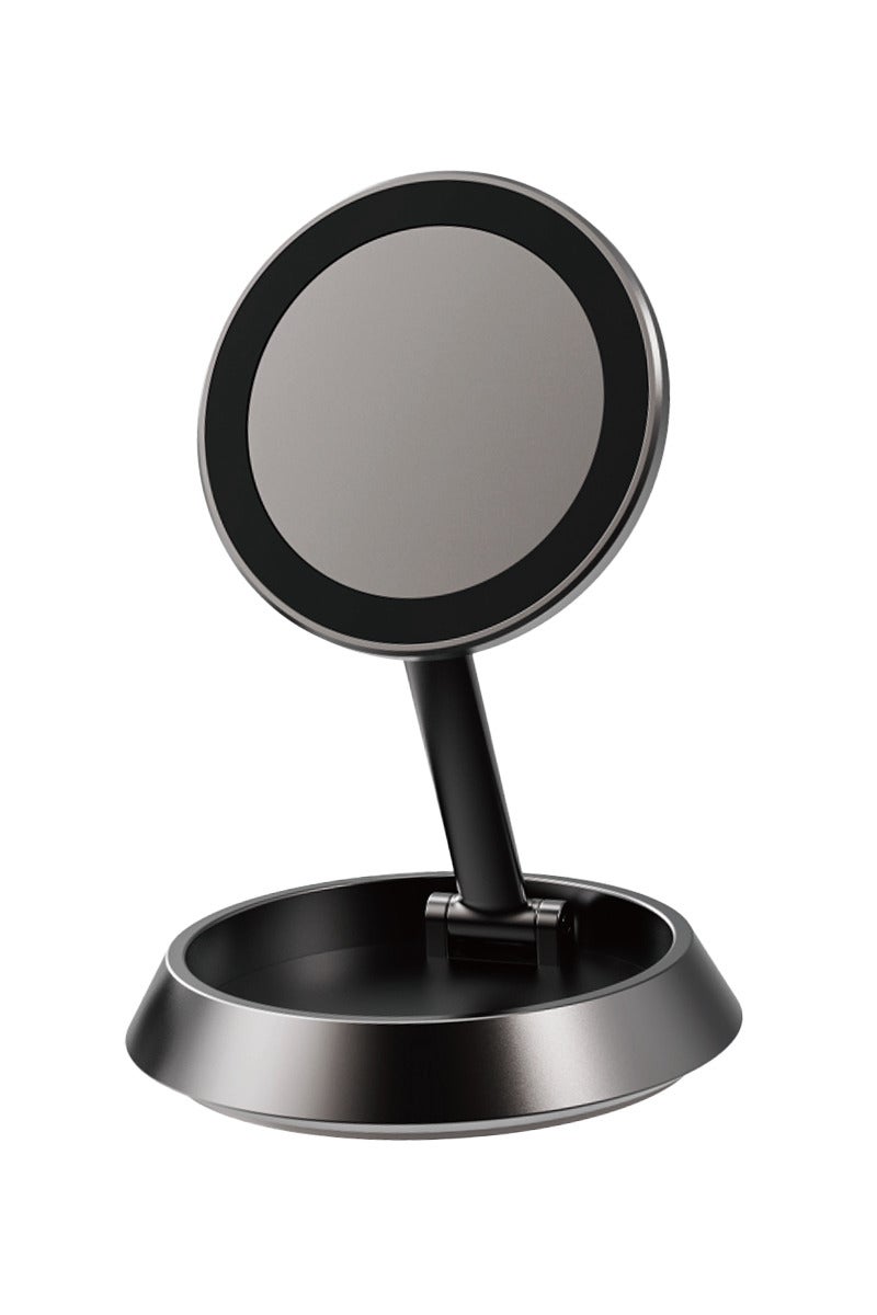 GREEN LION Rotatable MagSafe Phone Holder with Powerful Magnet & Flexible Design / Secure & Stable Car Mount / Compact Design / Zinc Alloy Material - Black - Image 1