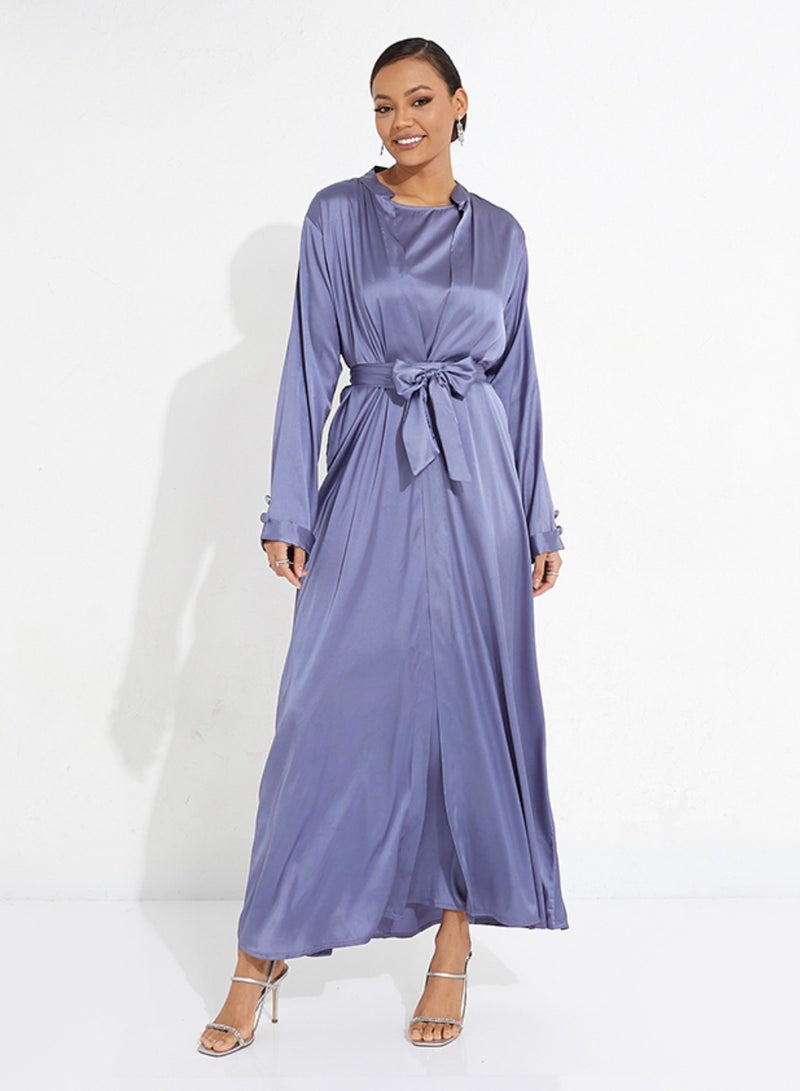 روزيت عباية طقم عباية بأكمام أزرار - Image 1