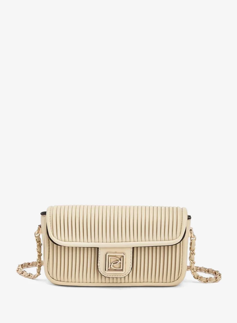 بابريكا Pleated Crossbody Bag With Chain Strap