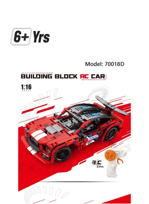 70018D Remote control car model Building Toy Set (433 Pieces) 6+ Years