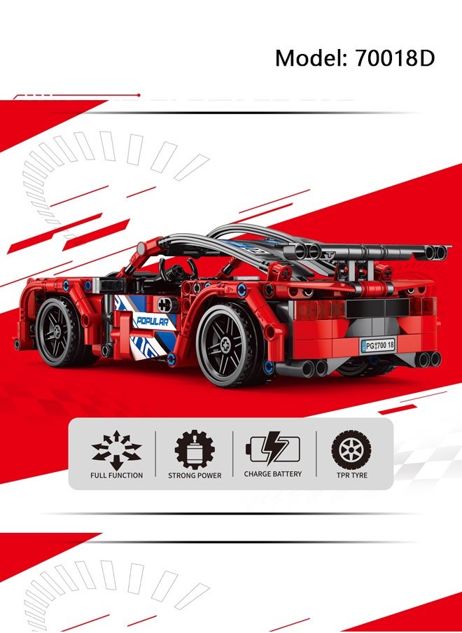 Generic 70018D Remote control car model Building Toy Set (433 Pieces) 6+ Years  - Image 2
