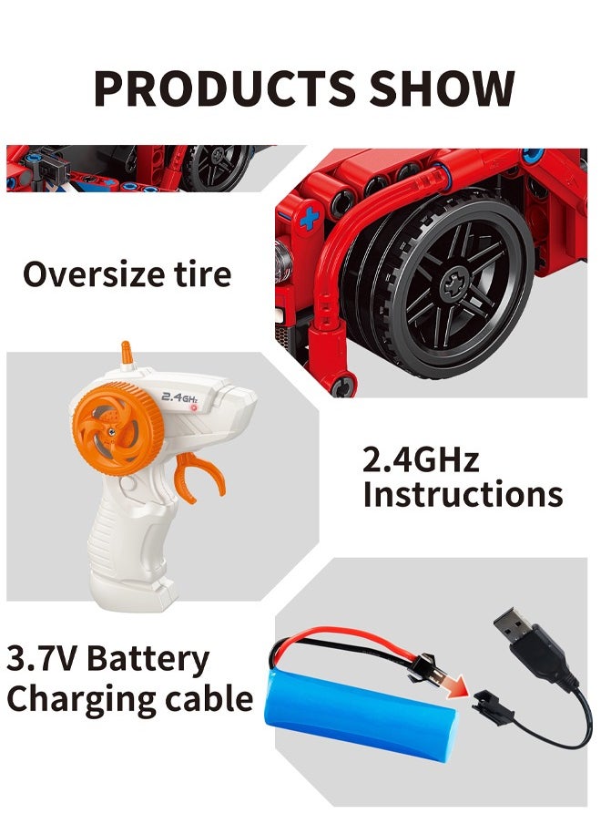 null - 70018D Remote control car model Building Toy Set (433 Pieces) 6+ Years - Image 1