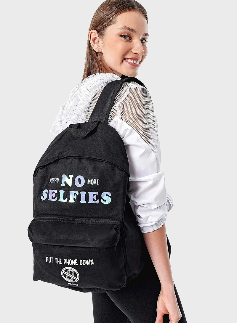 DeFacto Slogan Backpack
