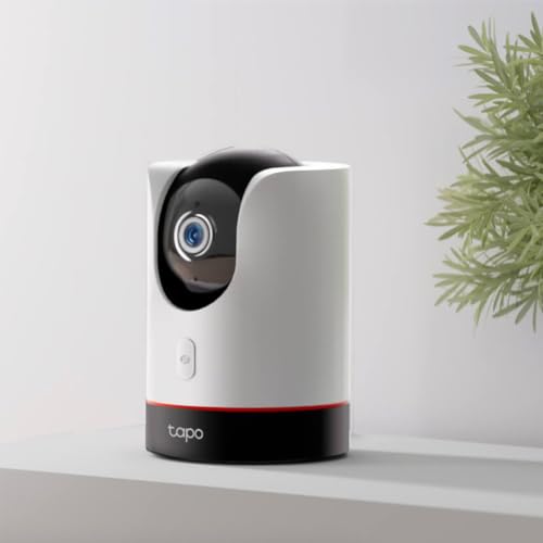 tapo كاميرا واي فاي TP-Link Tapo 2K QHD بان/ميل | Apple HomeKit | وضع الخصوصية الفيزيائي | رؤية ليلية ملونة | تتبع الحركة | صوت ثنائي الاتجاه | تخزين محلي/سحابي | تعمل مع Alexa و Google Home | (Tapo C225) - Image 2